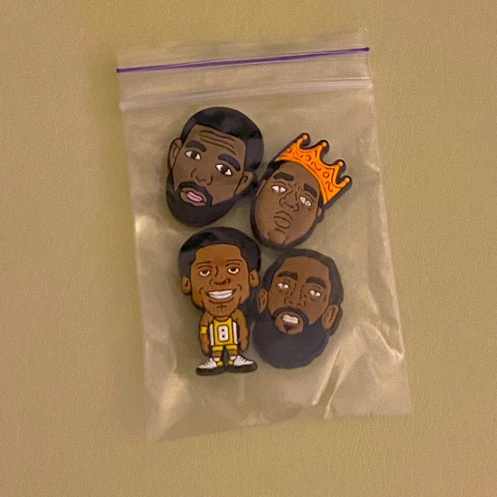 BRAND NEW Croc jiblets KOBE,DRAKE,BIGGIE and Nipsy Hustle